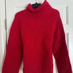 Cozy Red Turtleneck Sweater